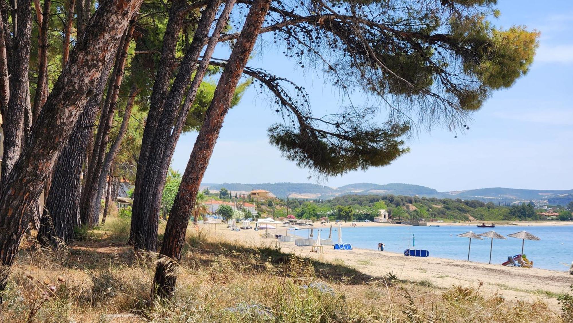Pine Beach Holiday Home 2 Bedrooms 50 Meters To The Beach Kalyves Polygyrou 외부 사진